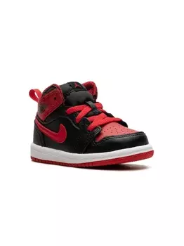 Кроссовки Air Jordan 1 Mid Alternate Bred Jordan Kids, красный