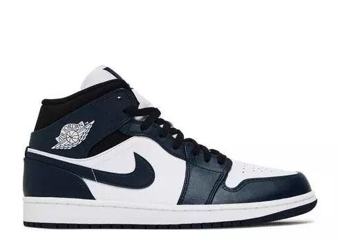 Кроссовки AIR JORDAN 1 MID 'ARMORY NAVY', нави