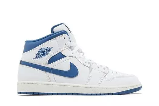 Кроссовки Air Jordan 1 Mid, белый