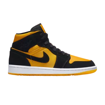 Кроссовки Air Jordan 1 Mid 'Black Gold', золотой