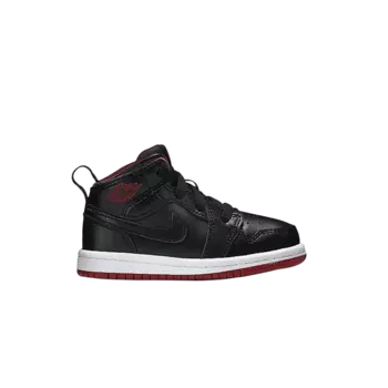 Кроссовки Air Jordan 1 Mid BT TD 'Bred', черный