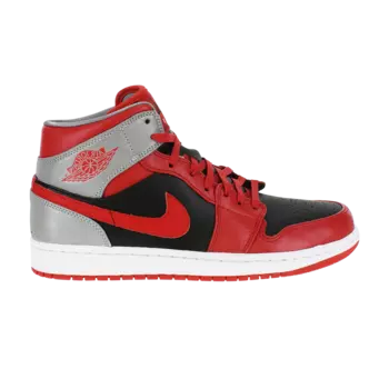 Кроссовки Air Jordan 1 Mid 'Fire Red', красный