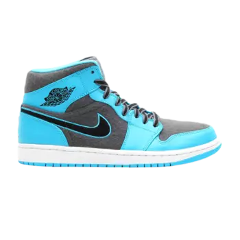Кроссовки Air Jordan 1 Mid 'Gamma Blue', синий