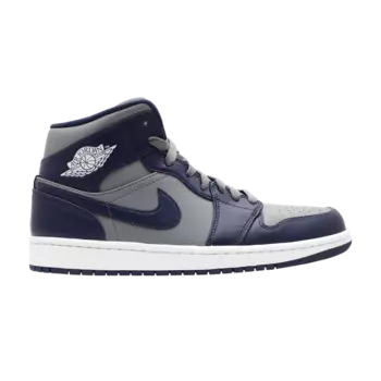 Кроссовки Air Jordan 1 Mid 'Georgetown', серый