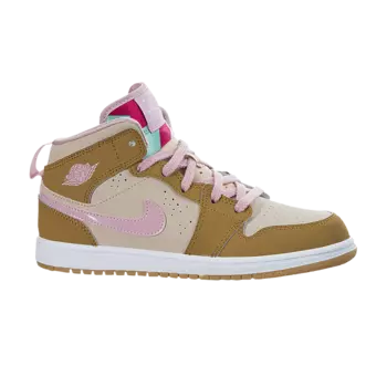 Кроссовки Air Jordan 1 Mid GP 'Lola Bunny', коричневый