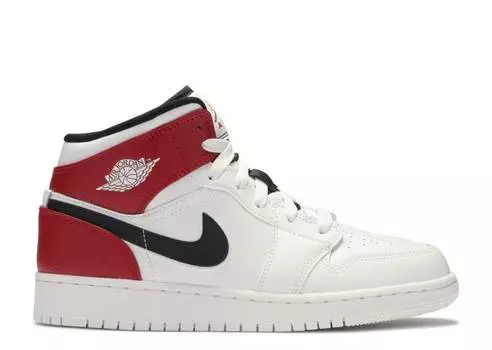 Кроссовки AIR JORDAN 1 MID GS 'CHICAGO', белый