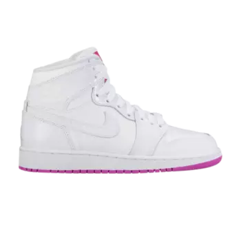 Кроссовки Air Jordan 1 Mid GS 'Fuchsia', белый