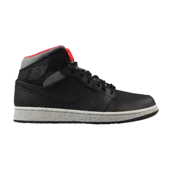 Кроссовки Air Jordan 1 Mid GS 'Holiday', черный