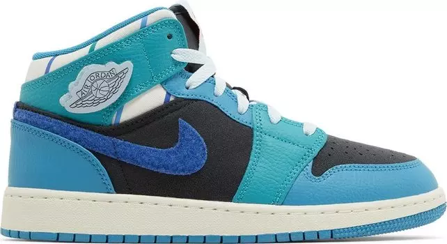 Кроссовки Air Jordan 1 Mid GS 'Inspired By The Greatest', синий
