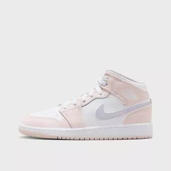 Кроссовки Air Jordan 1 Mid (GS) JORDAN, цвет pink wash/violet frost/white