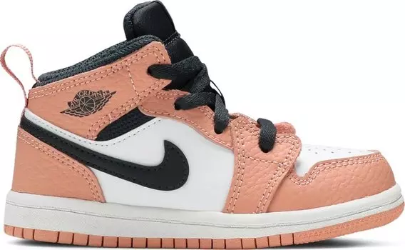 Кроссовки Air Jordan 1 Mid GT Pink Quartz, розовый