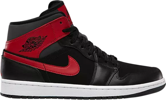 Кроссовки Air Jordan 1 Mid Gym Red, черный