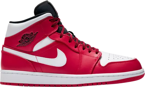 Кроссовки Air Jordan 1 Mid Gym Red, красный