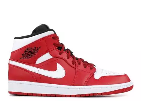 Кроссовки AIR JORDAN 1 MID 'GYM RED', красный