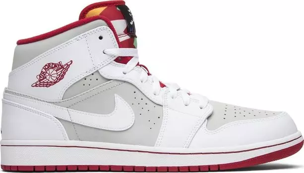Кроссовки Air Jordan 1 Mid Hare 2015, белый
