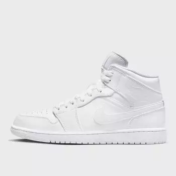 Кроссовки Air Jordan 1 Mid JORDAN, цвет white/white/white