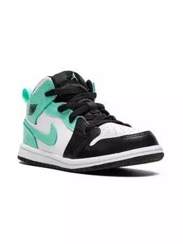 Кроссовки Air Jordan 1 Mid Jordan Kids, белый