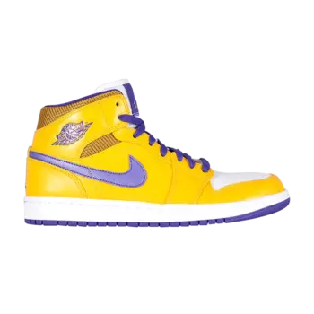 Кроссовки Air Jordan 1 Mid 'Lakers', золотой