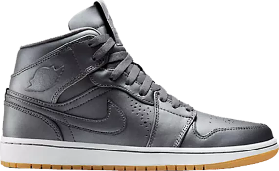 Кроссовки Air Jordan 1 Mid Nouveau Cool Grey, серый