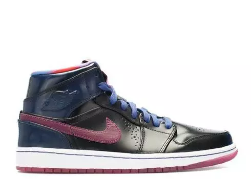 Кроссовки AIR JORDAN 1 MID NOUVEAU YOTH 'DEEP ROYAL', синий