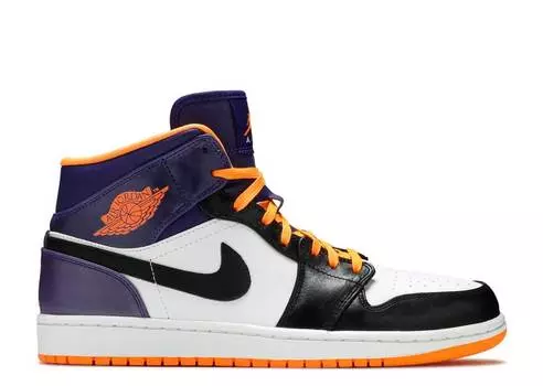 Кроссовки AIR JORDAN 1 MID 'PHOENIX SUNS', белый