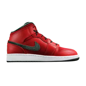 Кроссовки Air Jordan 1 Mid Premium BG 'Varsity Red', красный