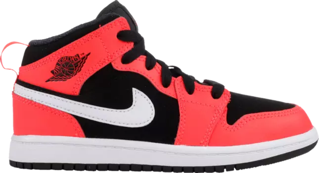 Кроссовки Air Jordan 1 Mid PS Black Infrared 23, красный