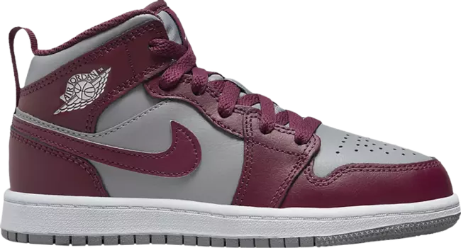 Кроссовки Air Jordan 1 Mid PS Cherrywood Red, красный