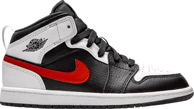 Кроссовки Air Jordan 1 Mid PS Chile Red, черный