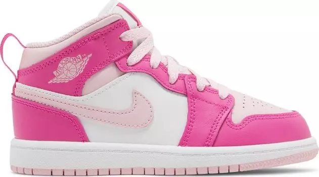 Кроссовки Air Jordan 1 Mid PS 'Fierce Pink', розовый