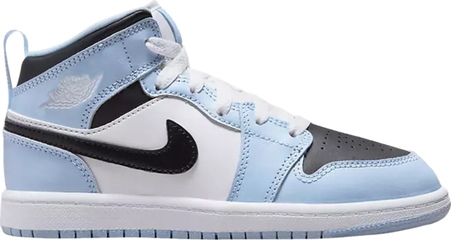 Кроссовки Air Jordan 1 Mid PS Ice Blue, синий