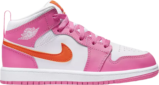 Кроссовки Air Jordan 1 Mid PS Pinksicle Orange, розовый