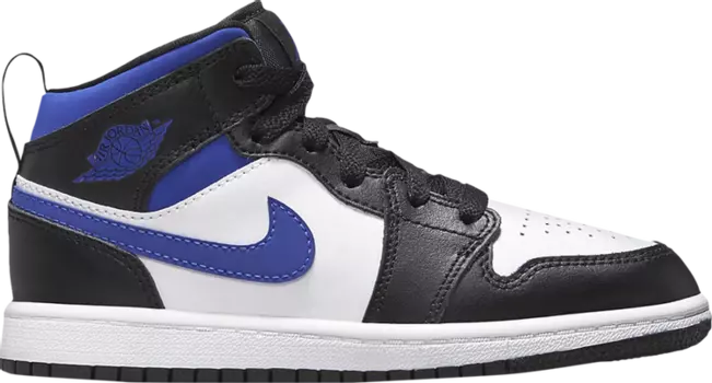 Кроссовки Air Jordan 1 Mid PS Racer Blue, белый