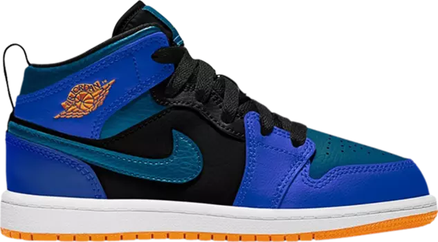 Кроссовки Air Jordan 1 Mid PS Racer Blue, синий