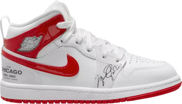 Кроссовки Air Jordan 1 Mid PS Rookie Season, белый