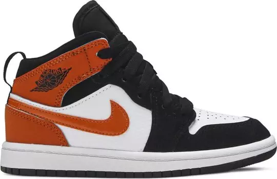 Кроссовки Air Jordan 1 Mid PS Shattered Backboard, черный