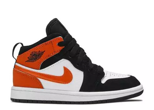 Кроссовки AIR JORDAN 1 MID PS 'SHATTERED BACKBOARD', черный