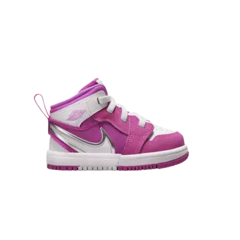 Кроссовки Air Jordan 1 Mid RM EasyOn TD, цвет Fire Pink