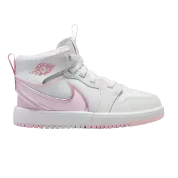 Кроссовки Air Jordan 1 Mid RM EasyOn PS White Pink Foam, розовый