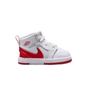 Кроссовки Air Jordan 1 Mid RM EasyOn TD 'University Red', белый