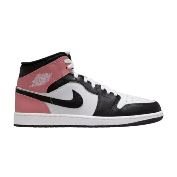 Кроссовки Air Jordan 1 Mid 'Rust Pink', белый