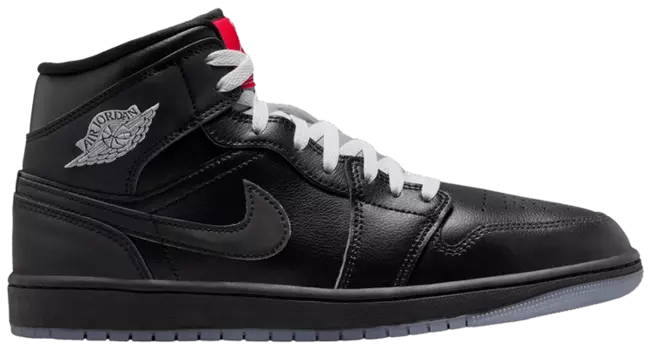 Кроссовки Air Jordan 1 Mid SE 'Black Metallic Reimagined', черный