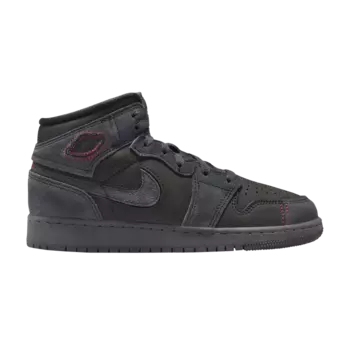 Кроссовки Air Jordan 1 Mid SE Craft GS, серый