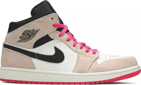 Кроссовки Air Jordan 1 Mid SE Crimson Tint, розовый