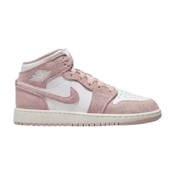 Кроссовки Air Jordan 1 Mid SE GS, розовый