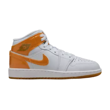 Кроссовки Air Jordan 1 Mid SE GS, серый