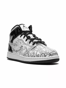 Кроссовки Air Jordan 1 Mid SE Jordan Kids, белый