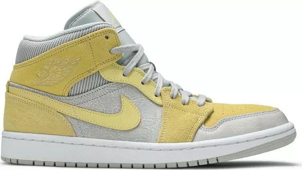 Кроссовки Air Jordan 1 Mid SE Lemon Wash, загар