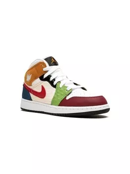 Кроссовки Air Jordan 1 Mid SE Messy Room Jordan Kids, белый