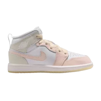 Кроссовки Air Jordan 1 Mid SE PS 'Sea Glass Guava Ice', розовый